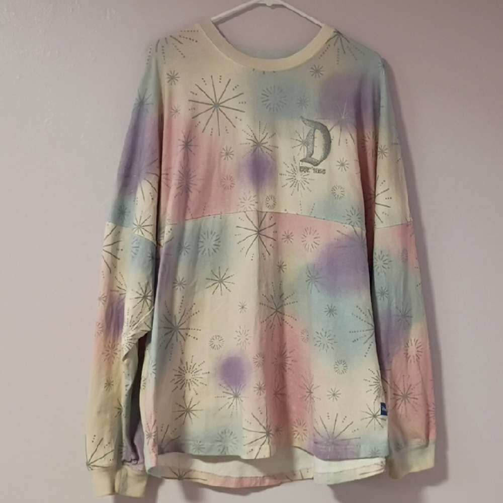 Disney Pastel Tie-Dye 100yr Celebration Sweater